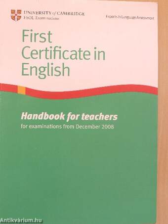 First Certificate in English