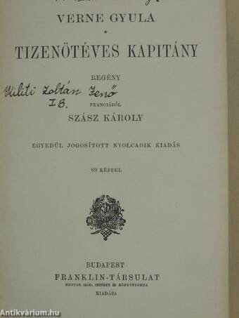 Tizenötéves kapitány