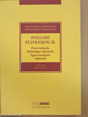 Polgári eljárásjog II.