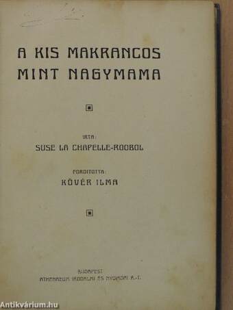 A kis makrancos mint nagymama