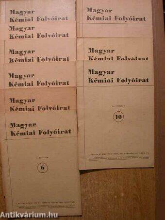 Magyar Kémiai Folyóirat 1958. (Nem teljes évfolyam)