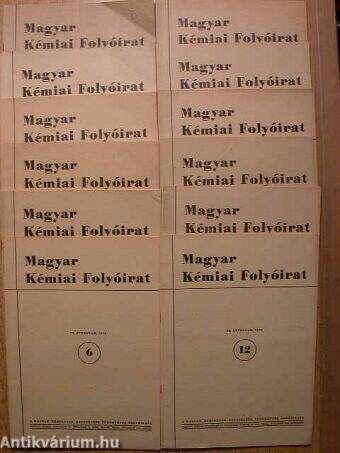 Magyar Kémiai Folyóirat 1976. január-december