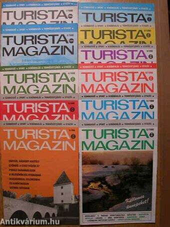 Turista Magazin 1990. (nem teljes évfolyam)