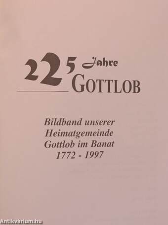 225 Jahre Gottlob