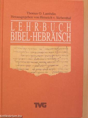 Lehrbuch Bibel-Hebräisch