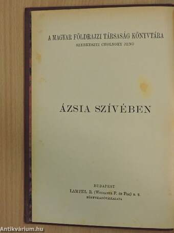 Ázsia szívében II. (töredék)