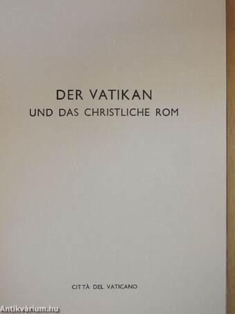 Der Vatikan und das christliche Rom