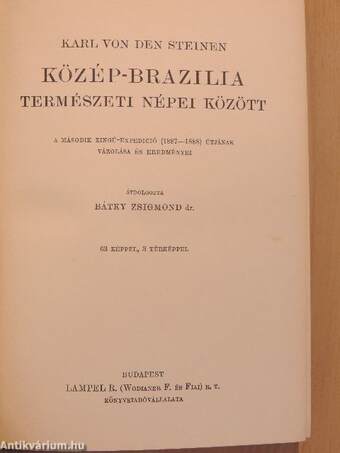 Közép-Brazilia természeti népei között