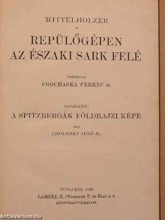 Repülőgépen az Északi sark felé