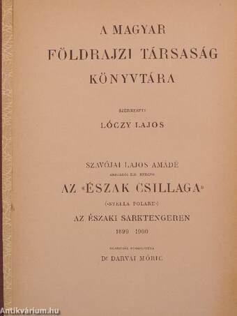 Az «Észak Csillaga» («Stella Polare») az Északi Sarktengeren 1899-1900 II. (töredék)