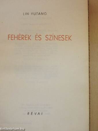 Fehérek és színesek