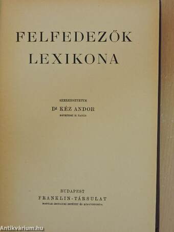 Felfedezők lexikona