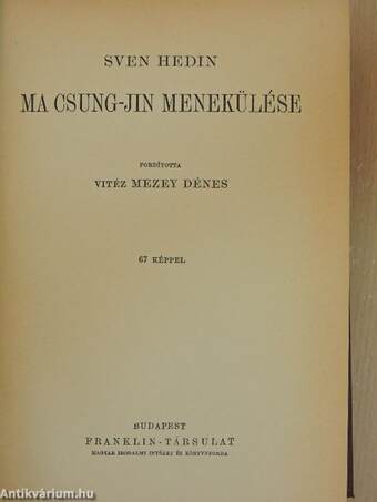 Ma Csung-jin menekülése