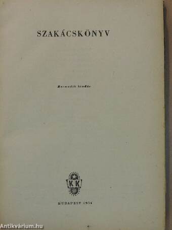 Szakácskönyv