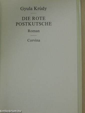 Die rote Postkutsche