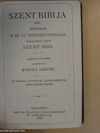 Szent Biblia