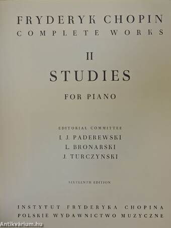 Fryderyk Chopin Complete Works II.