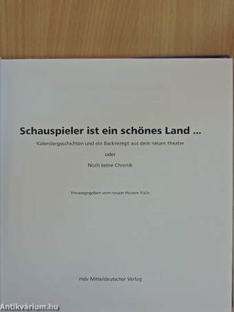 Schauspieler ist ein schönes Land...