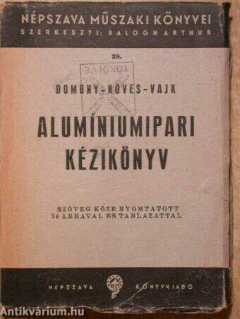 Alumíniumipari kézikönyv