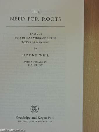 The Need for Roots