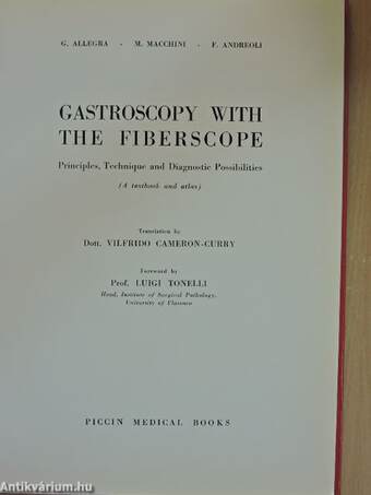 Gastroscopy with the Fiberscope