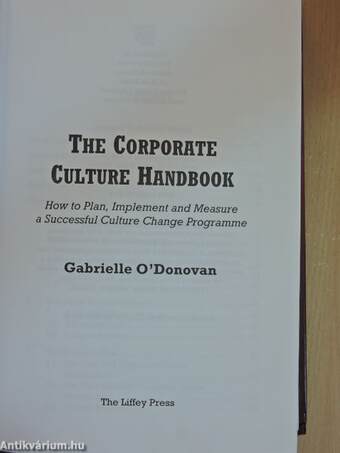 The Corporate Culture Handbook