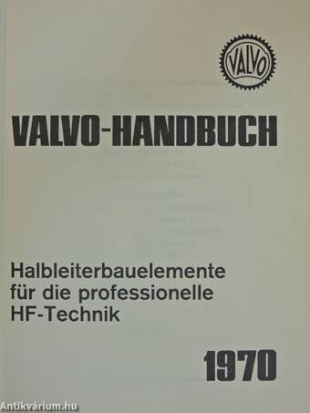 Valvo-Handbuch 1970