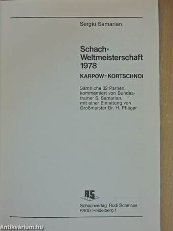 Schach-Weltmeisterschaft 1978