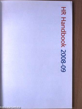 HR Handbook 2008-09