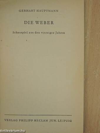 Die Weber