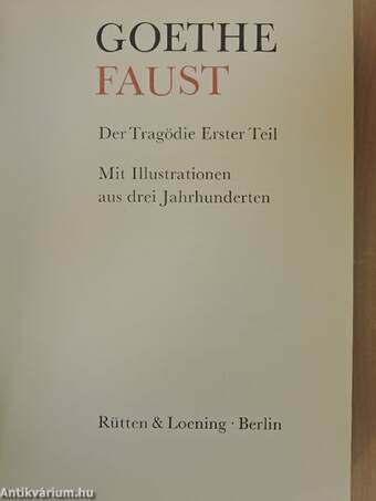 Faust I.