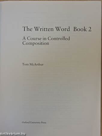 The Written Word Book 2