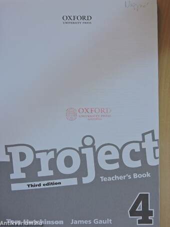 Project 4. - Teacher's Book