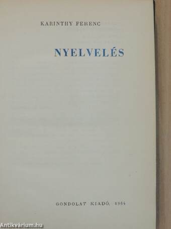 Nyelvelés