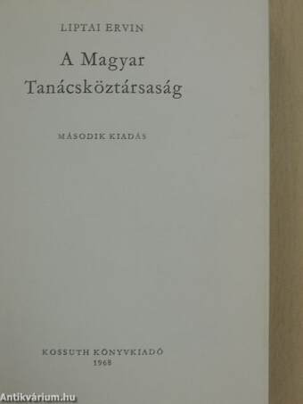 A Magyar Tanácsköztársaság