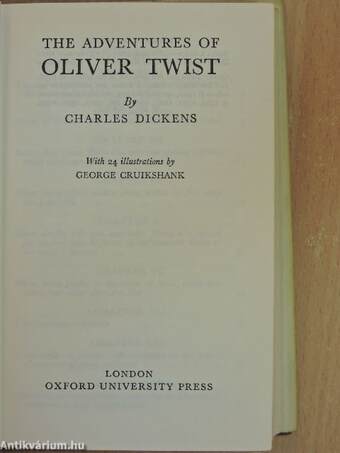 The Adventures of Oliver Twist