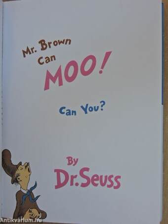 Mr. Brown can Moo! Can you?