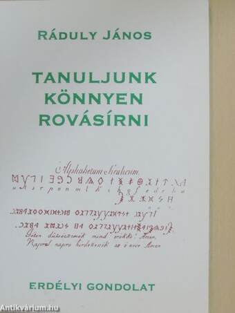 Tanuljunk könnyen rovásírni