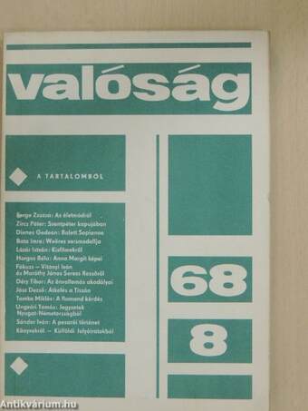 Valóság 1968. augusztus