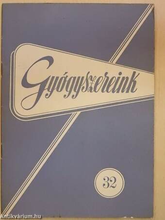 Gyógyszereink 1958. március