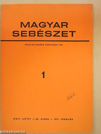 Magyar Sebészet 1971. február