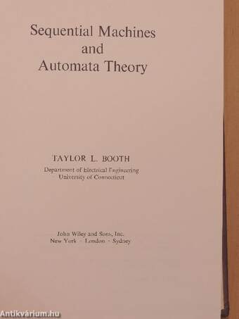 Sequential Machines and Automata Theory