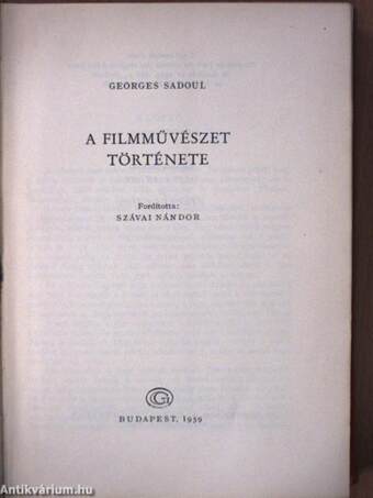 A filmművészet története