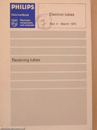 Philips Electron tubes - Part 4 March 1975