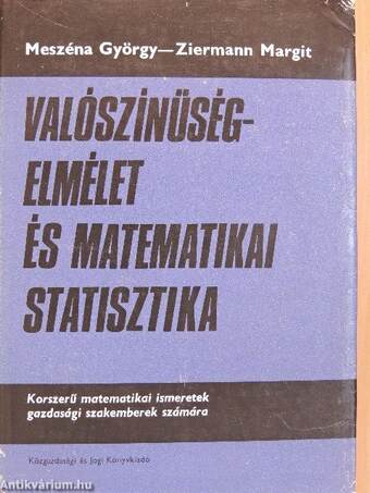 Valószínűségelmélet és matematikai statisztika