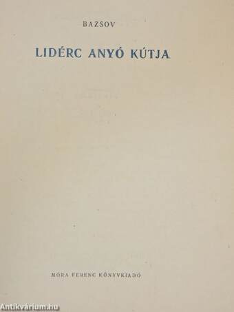 Lidérc anyó kútja