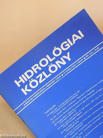 Hidrológiai Közlöny 1991. július-augusztus