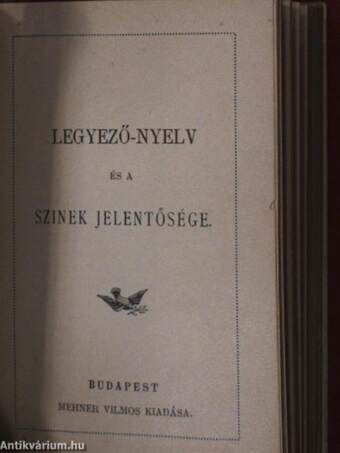 Hölgyek titkára/Legyező-nyelv és a szinek jelentősége