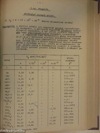 Fizikai kémia I-II./Függelék/Bevezetés