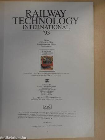 Railway Technology International '93